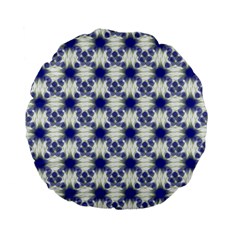 Background Pattern Texture Design Standard 15  Premium Flano Round Cushions by Wegoenart