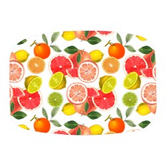 Citrus Fruit Seamless Pattern Mini Square Pill Box by Wegoenart