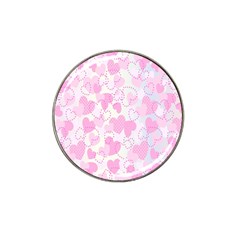 Valentine-background-hearts-bokeh Hat Clip Ball Marker (4 Pack)