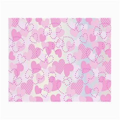 Valentine-background-hearts-bokeh Small Glasses Cloth (2 Sides)