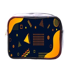 Abstract-e3 Mini Toiletries Bag (one Side)