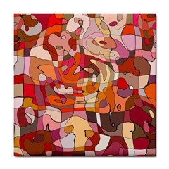 Abstract-ilustrasi Tile Coaster by nateshop