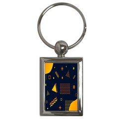 Abstract-geometric Key Chain (rectangle)