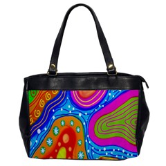 Abstract-tekstur Oversize Office Handbag