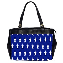 Banner-star Blue Oversize Office Handbag (2 Sides) by nateshop