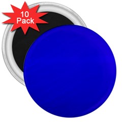 Blue 3  Magnets (10 Pack)  by nateshop