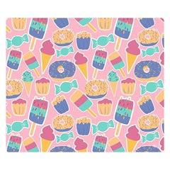 Ice-cream Double Sided Flano Blanket (small)  by nateshop