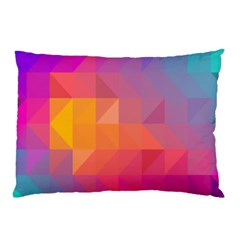 Illustration Geometric Pattern Design Graphic Pillow Case (two Sides) by Wegoenart