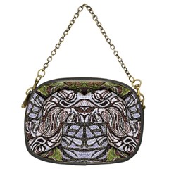 Liberty Inspired Embroidery Iv Chain Purse (two Sides)