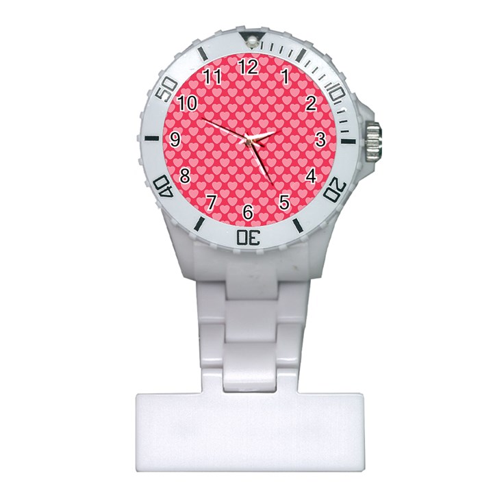 Valentine Lobe Hearts Background Seamless Tile Plastic Nurses Watch