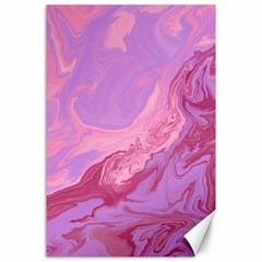 Illustration Art Pink Design Wallpaper Canvas 24  X 36  by Wegoenart