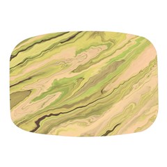 Green Pattern Texture Marble Mini Square Pill Box by Wegoenart