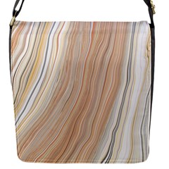 Marble Texture Marble Painting Flap Closure Messenger Bag (s)