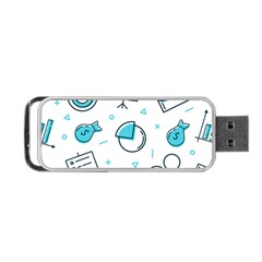 Pattern Business Graphics Seamless Portable Usb Flash (two Sides)