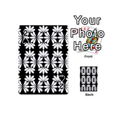 Illustration Floral Pattern Floral Background Playing Cards 54 Designs (mini) by Wegoenart