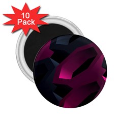 Illustration Hexagon Geometric Art Design 2.25  Magnets (10 pack) 