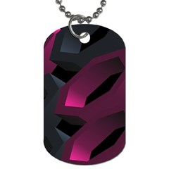 Illustration Hexagon Geometric Art Design Dog Tag (Two Sides)