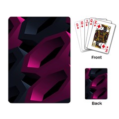 Illustration Hexagon Geometric Art Design Playing Cards Single Design (Rectangle)