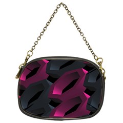 Illustration Hexagon Geometric Art Design Chain Purse (One Side)