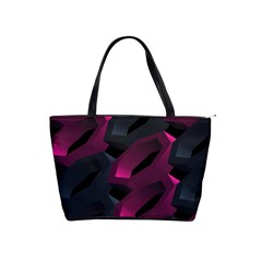 Illustration Hexagon Geometric Art Design Classic Shoulder Handbag by Wegoenart