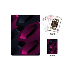 Illustration Hexagon Geometric Art Design Playing Cards Single Design (Mini)