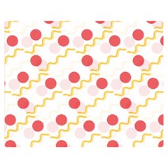 Line Patter Dots Dot Lines Decorative Double Sided Flano Blanket (medium) 