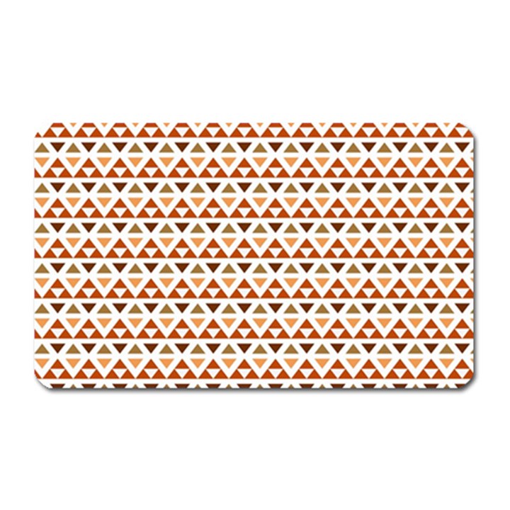 Illustration Geometric Tribal Pattern Design Magnet (Rectangular)