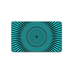 Illusion Geometric Background Magnet (name Card)