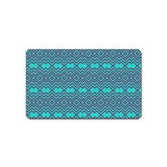 Chevron Zigzag Pattern Magnet (name Card)