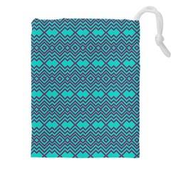 Chevron Zigzag Pattern Drawstring Pouch (5xl)