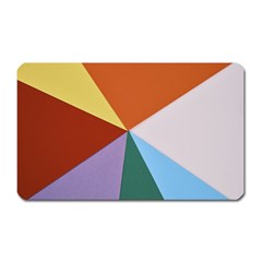 Colorful Paper Art Materials Magnet (rectangular) by Wegoenart