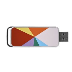 Colorful Paper Art Materials Portable Usb Flash (two Sides)