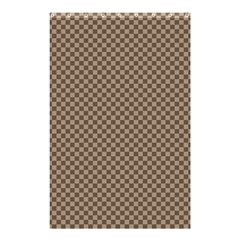 Brown Square Squares Template Background Diamond Pattern Shower Curtain 48  x 72  (Small) 