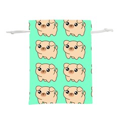 Puppy Pattern Wallpaper Dog Pet Lightweight Drawstring Pouch (m) by Wegoenart