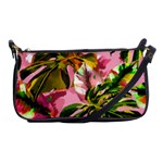 Illustration Paintimg Paint Monstera Leave Leaf Plant Green Shoulder Clutch Bag Front