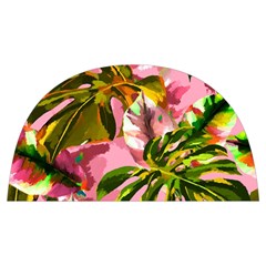 Illustration Paintimg Paint Monstera Leave Leaf Plant Green Anti Scalding Pot Cap