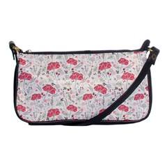 Illustration Flowers Pattern Wallpaper Floral Shoulder Clutch Bag