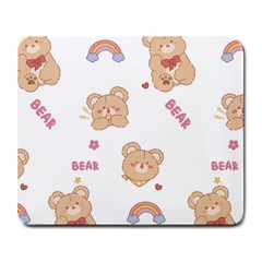 Illustrations Bear Cartoon Background Pattern Large Mousepads