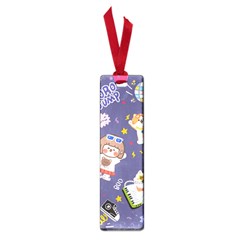 Girl Cartoon Background Pattern Small Book Marks