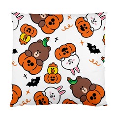 Illustration Pumpkin Bear Bat Bunny Chicken Standard Cushion Case (two Sides) by Sudhe