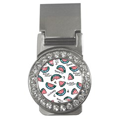 Illustration Watermelon Fruit Sweet Slicee Money Clips (cz) 