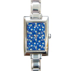 Illustration Duck Cartoon Background Rectangle Italian Charm Watch