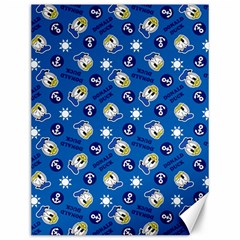 Illustration Duck Cartoon Background Canvas 12  X 16 