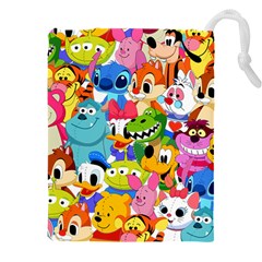 Illustration Cartoon Character Animal Cute Drawstring Pouch (4xl) by Sudhe