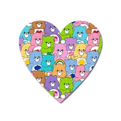 Care Bears Bear Background Cartoon Heart Magnet