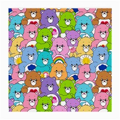 Care Bears Bear Background Cartoon Medium Glasses Cloth (2 Sides)