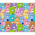 Care Bears Bear Background Cartoon Deluxe Canvas 14  x 11  (Stretched) 14  x 11  x 1.5  Stretched Canvas