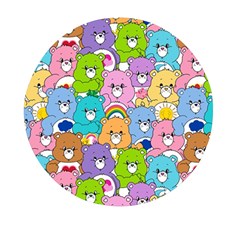 Care Bears Bear Background Cartoon Mini Round Pill Box (pack Of 3) by Sudhe