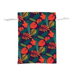 Leaves Pattern Wallpaper Seamless Lightweight Drawstring Pouch (m) by Sudhe