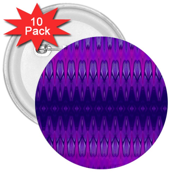 Illustration Purple Abstract Wallpaper Pattern Abstract 3  Buttons (10 pack) 